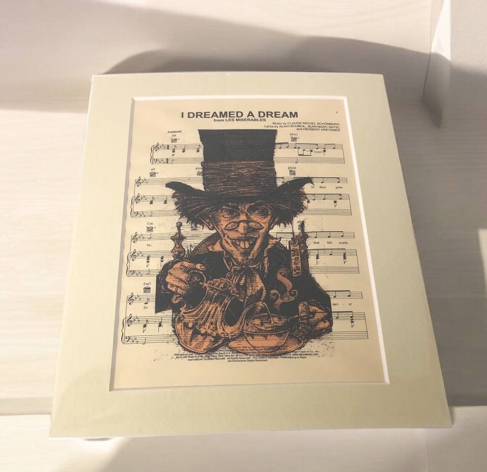 I Dreamed A Dream Poster - Unique Art Print Hard Board Poster