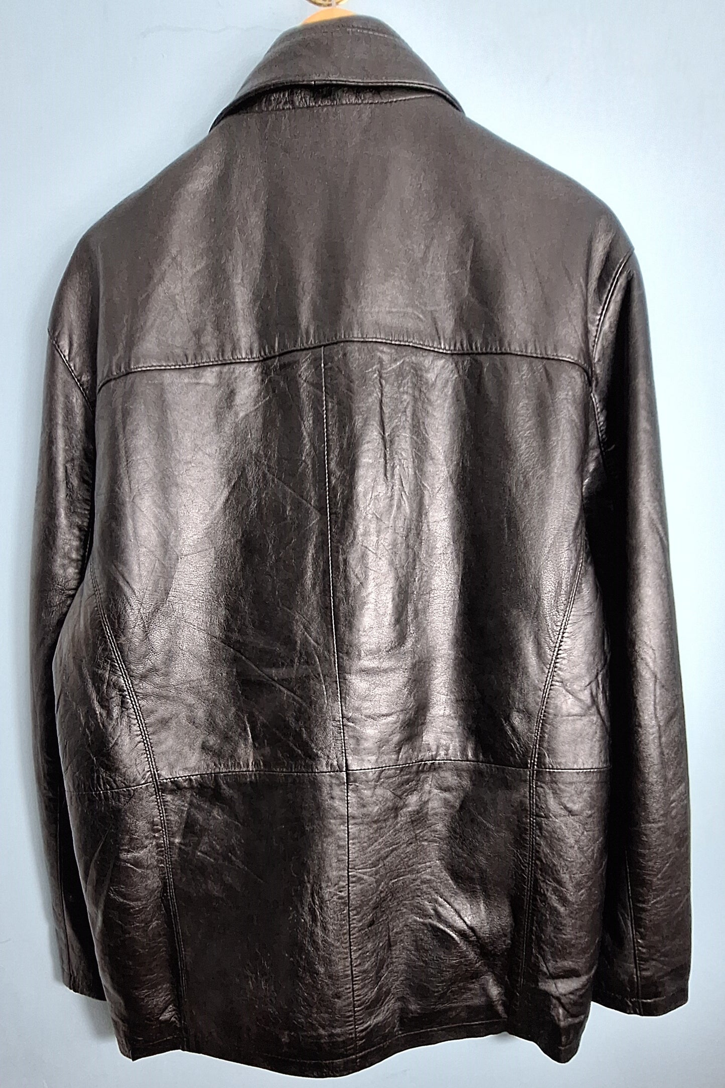 MAXGRG Genuine Leather Jacket l Various Sizes S - XL l Black Leather Jacket