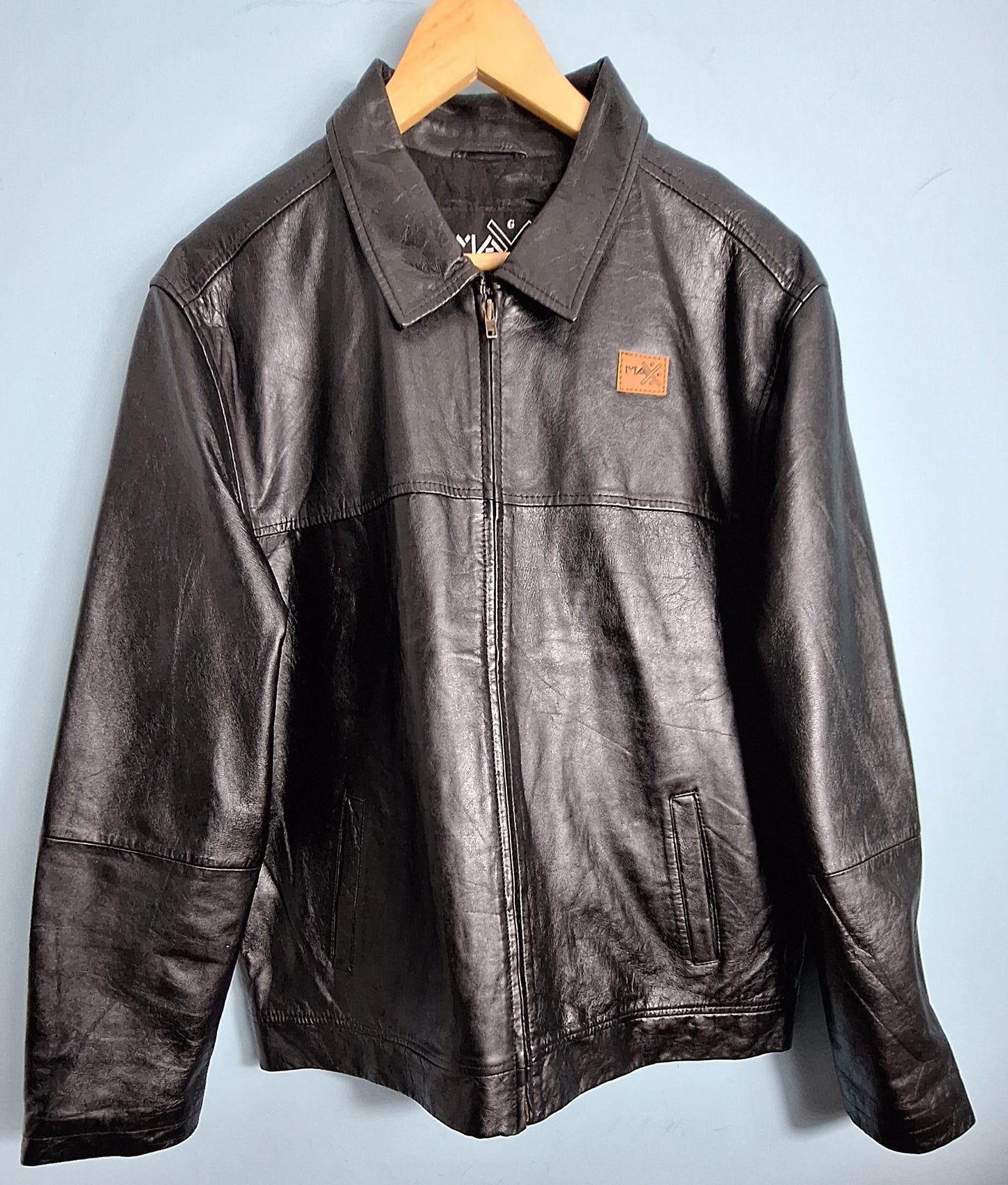 Genuine Leather Jacket - Premium Men's Outerwear with Quilted Lining l MAXGRG