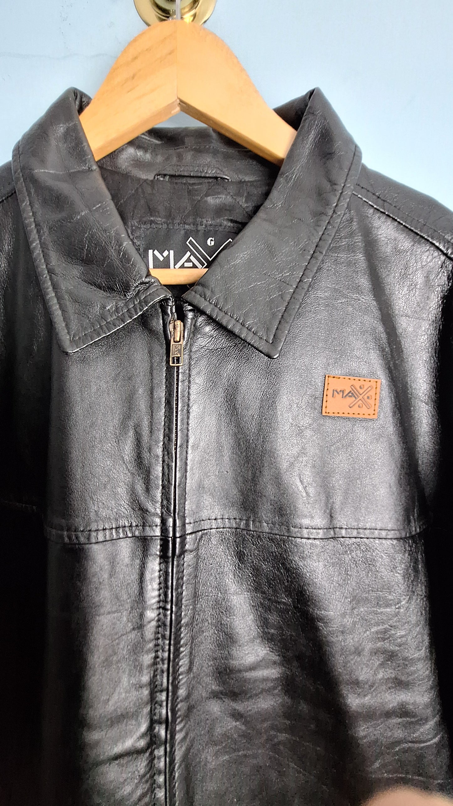 Genuine Leather Jacket - Premium Men's Outerwear with Quilted Lining l MAXGRG