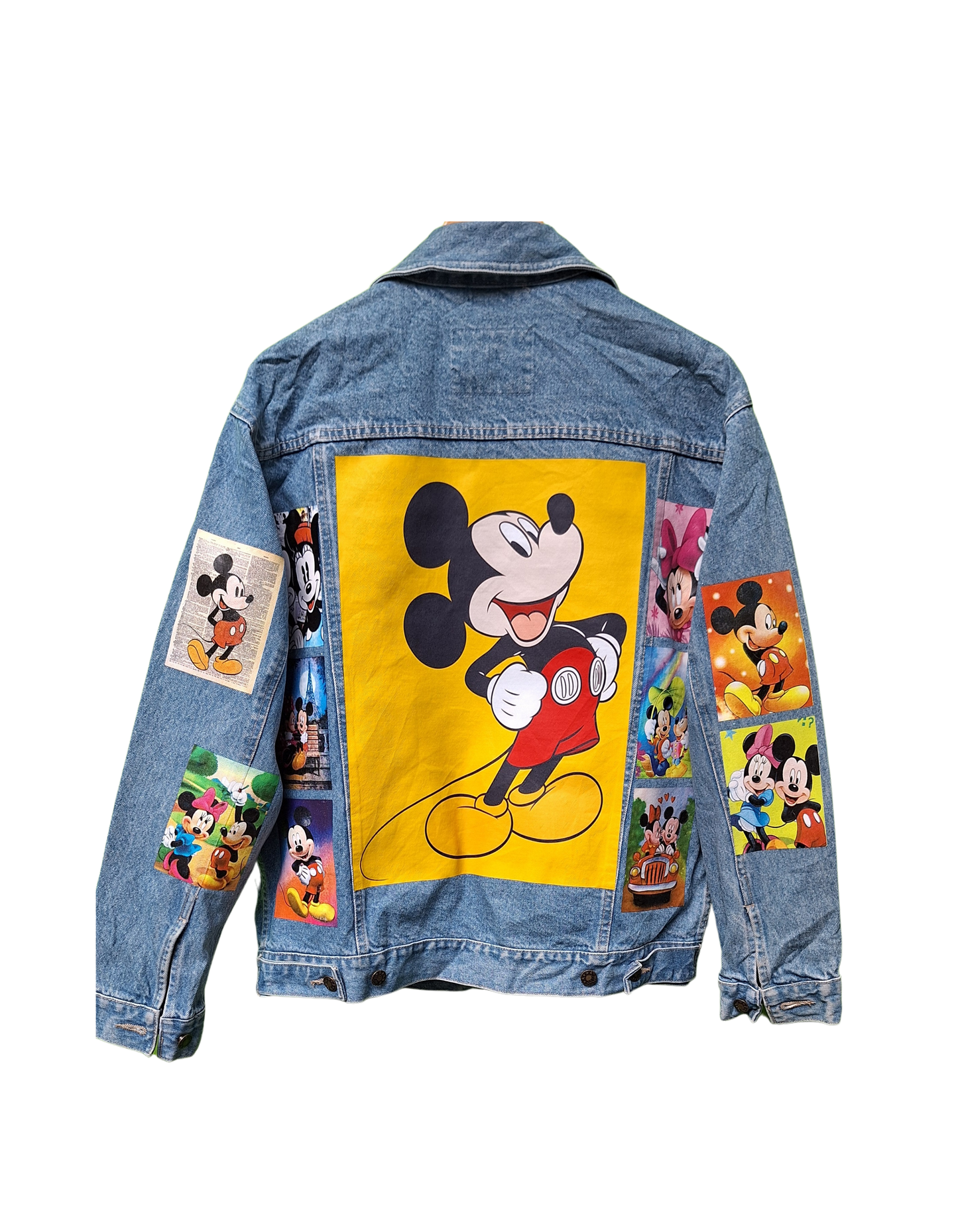 Mickey Mouse Customised Denim Jacket | Personalised Unisex Denim Jacket