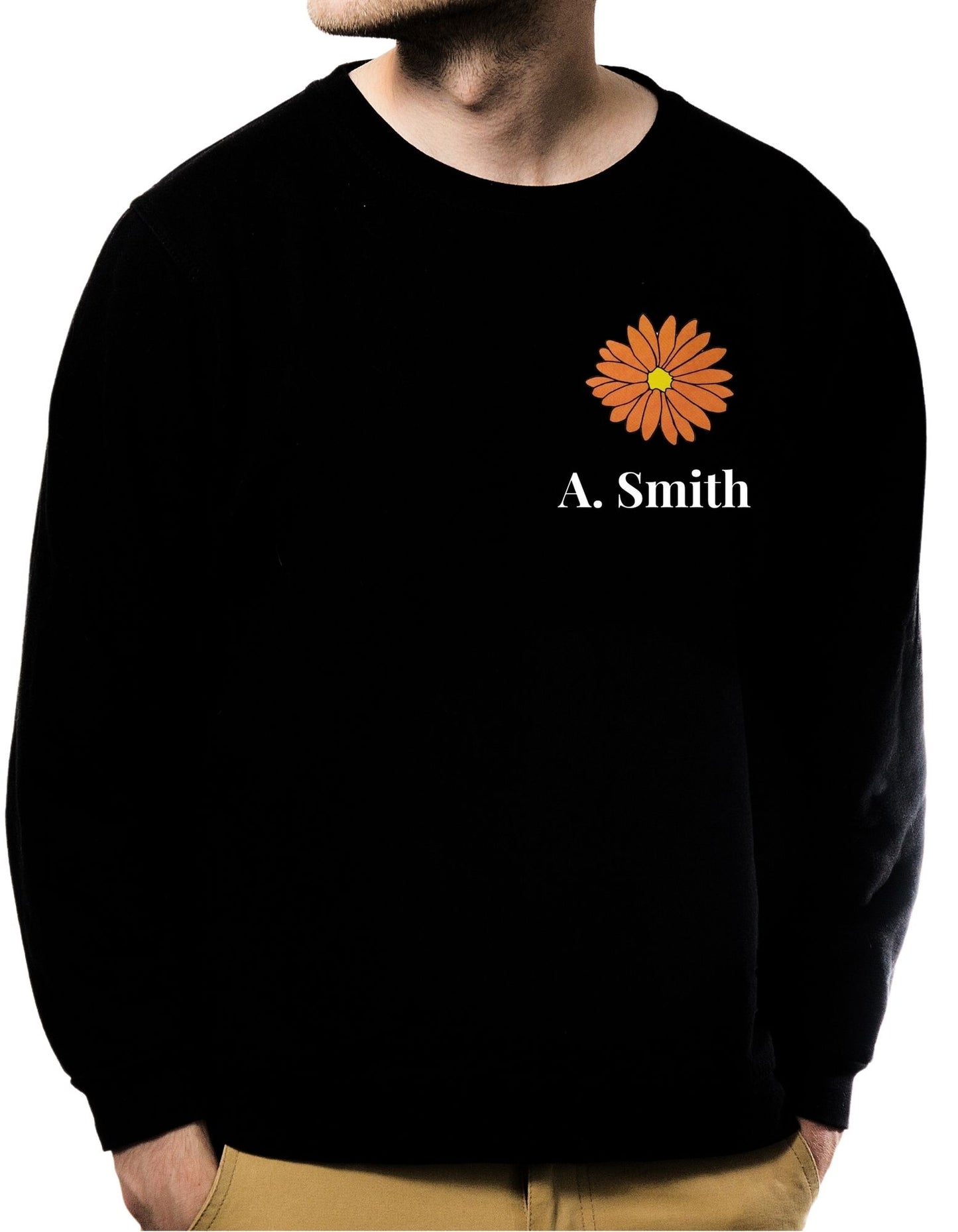 Your Name, Initial, or Lucky Number Custom Sweatshirt | Personalized and Stylish
