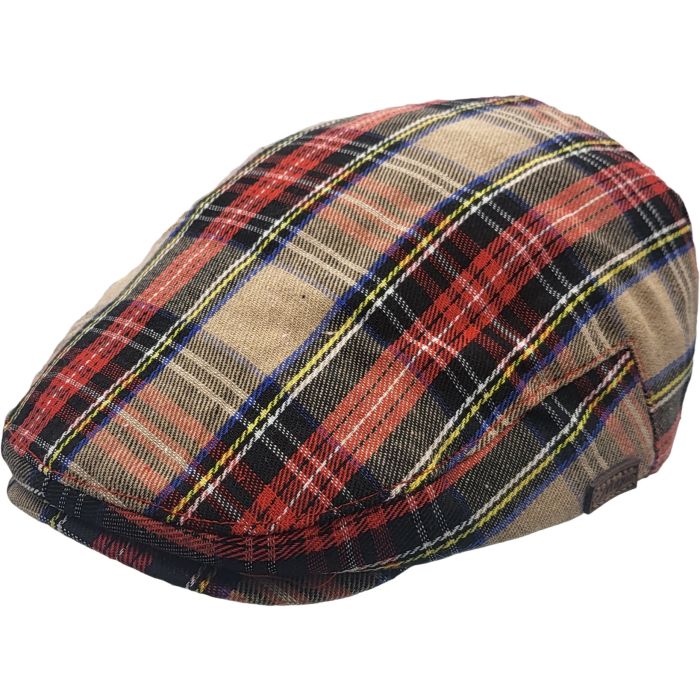 Tartan cap front