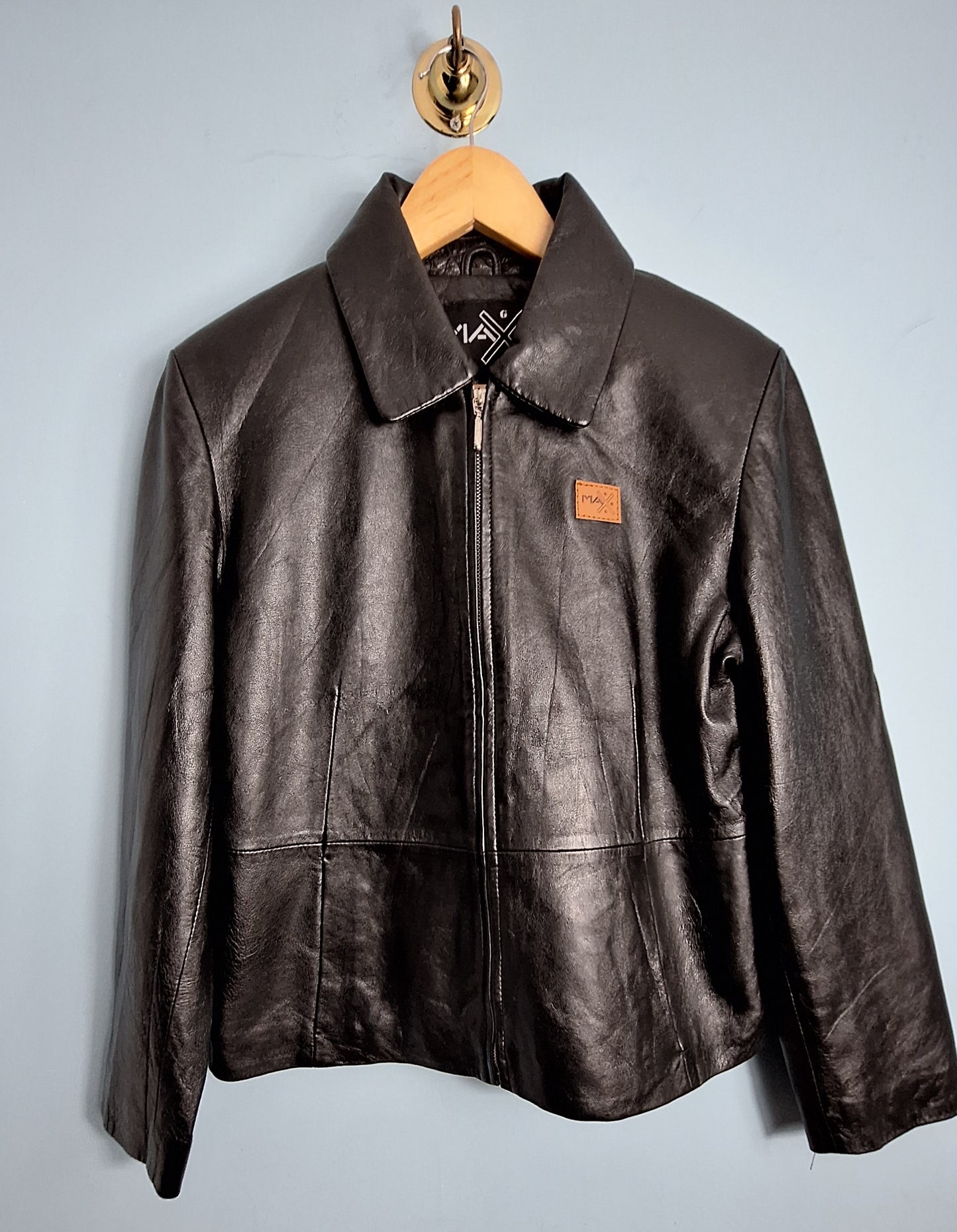 MAXGRG Men's/Women's Genuine Leather Jacket – Classic Biker Style, Premium Quality, Timeless Design