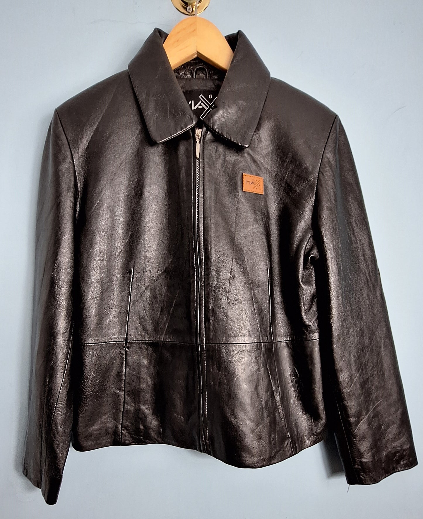 MAXGRG Men's/Women's Genuine Leather Jacket – Classic Biker Style, Premium Quality, Timeless Design
