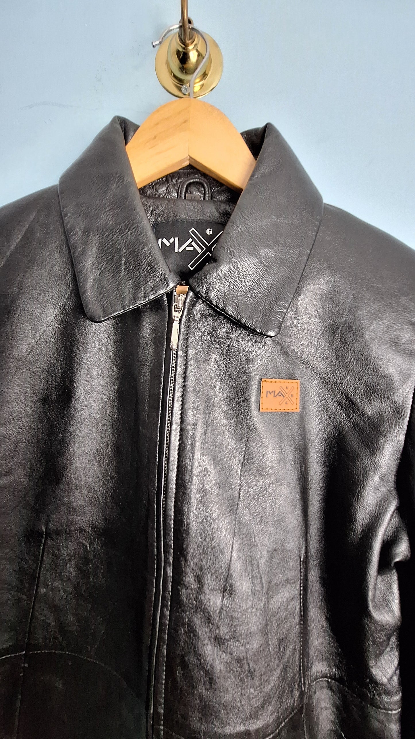 MAXGRG Men's/Women's Genuine Leather Jacket – Classic Biker Style, Premium Quality, Timeless Design