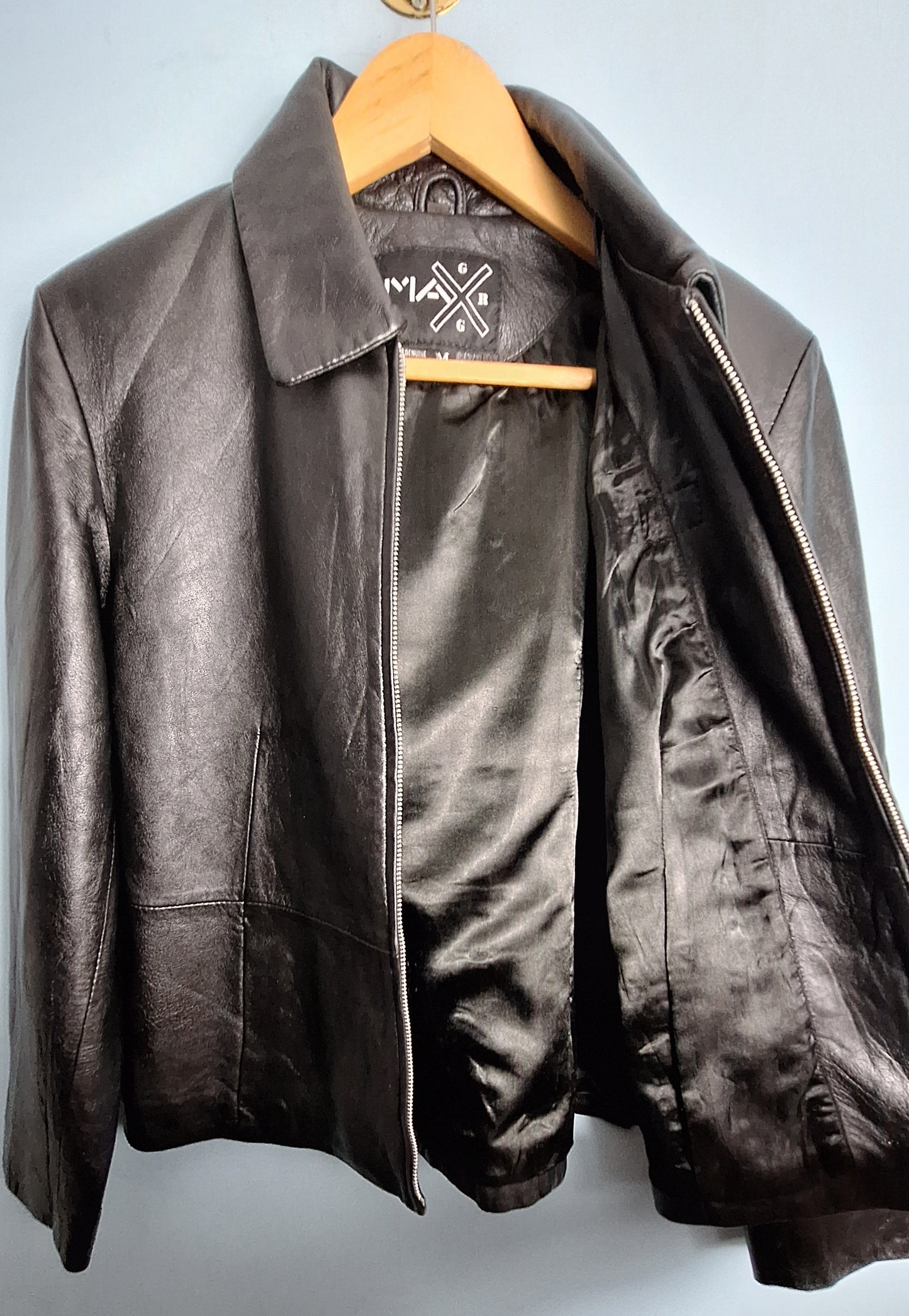 MAXGRG Men's/Women's Genuine Leather Jacket – Classic Biker Style, Premium Quality, Timeless Design