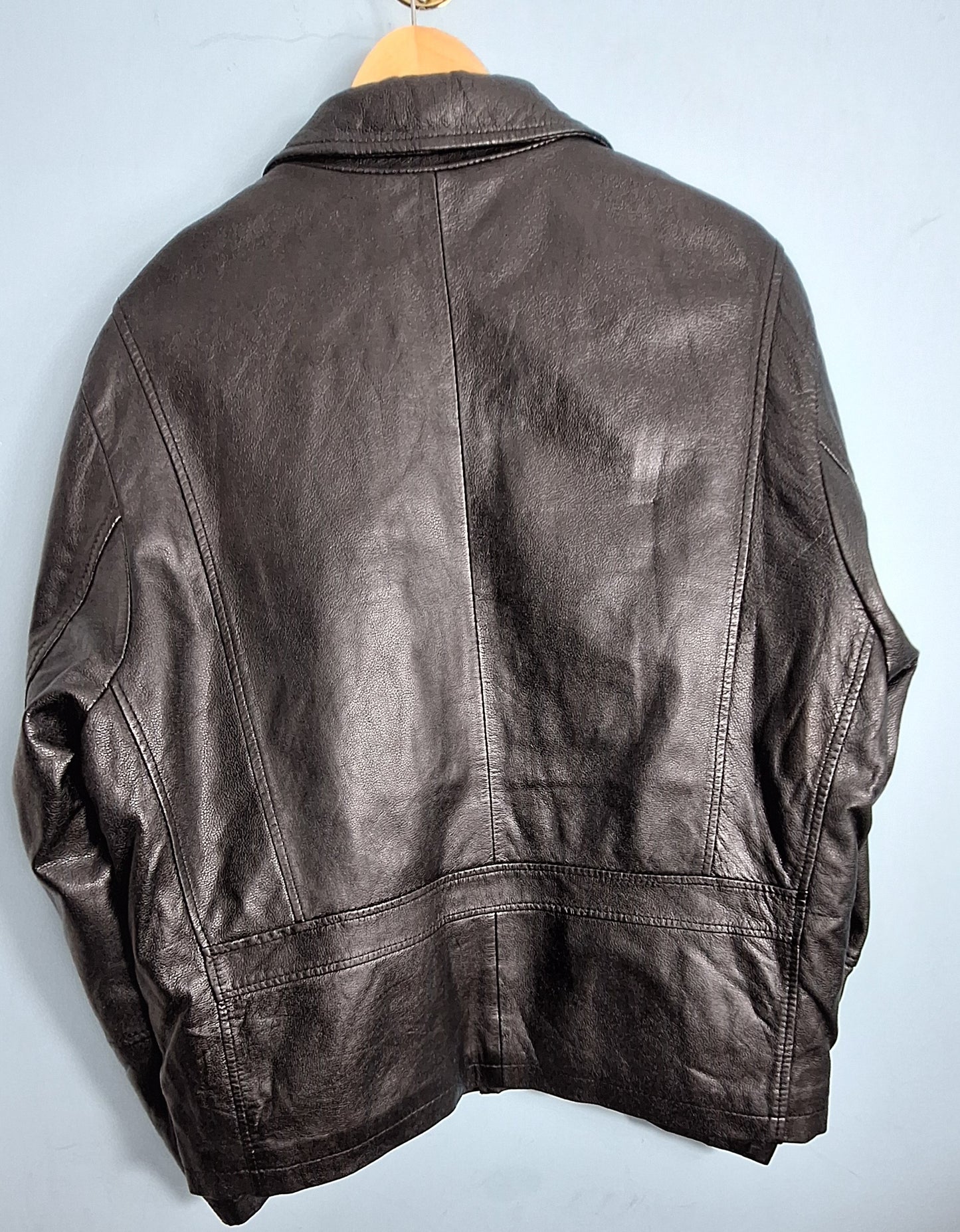 Men’s Genuine Leather Jacket – Classic Black Leather Jacket | MAXGRG