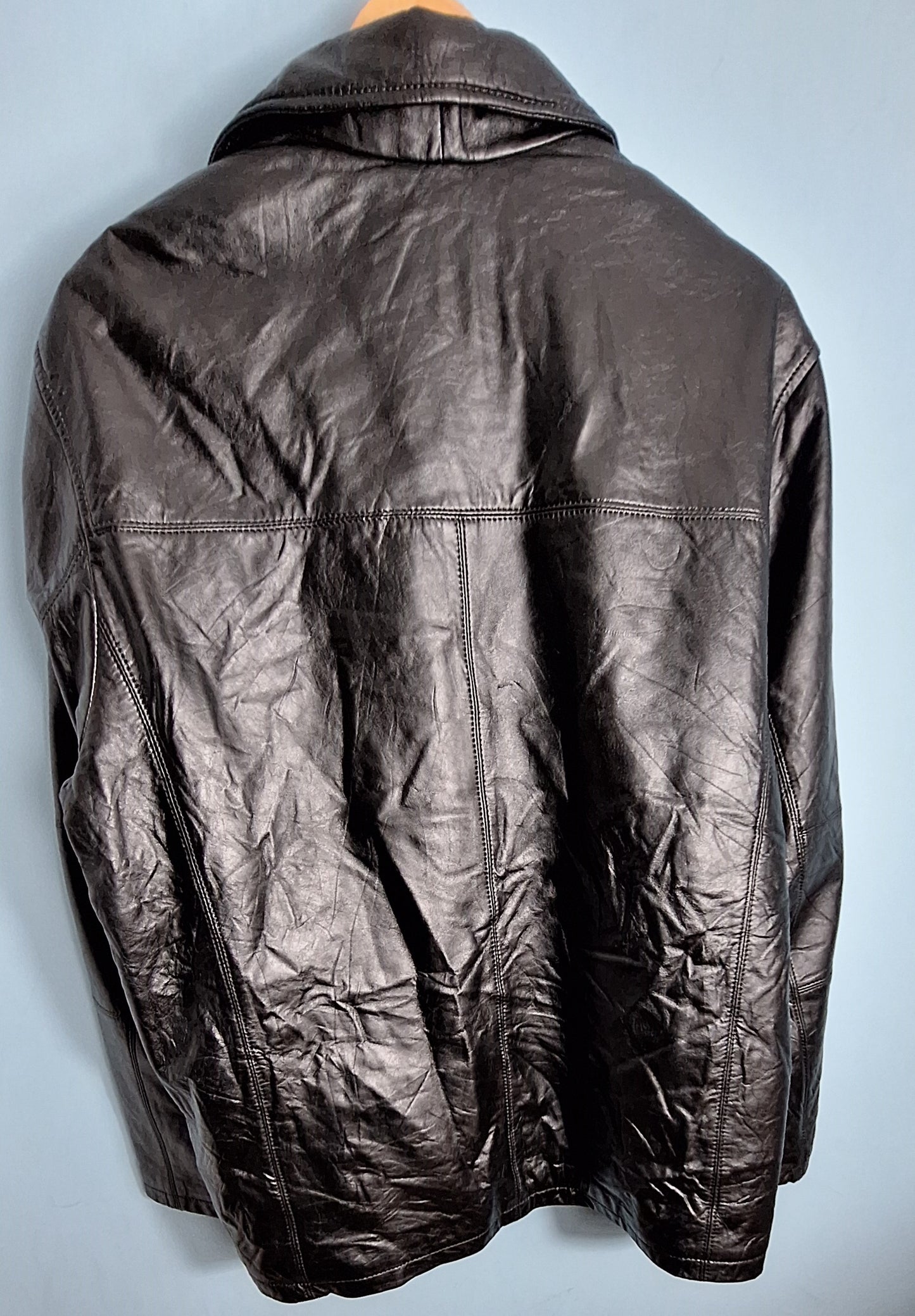 Men’s Genuine Leather Jacket – Black Leather Jacket | Leather Jacket l MAXGRG