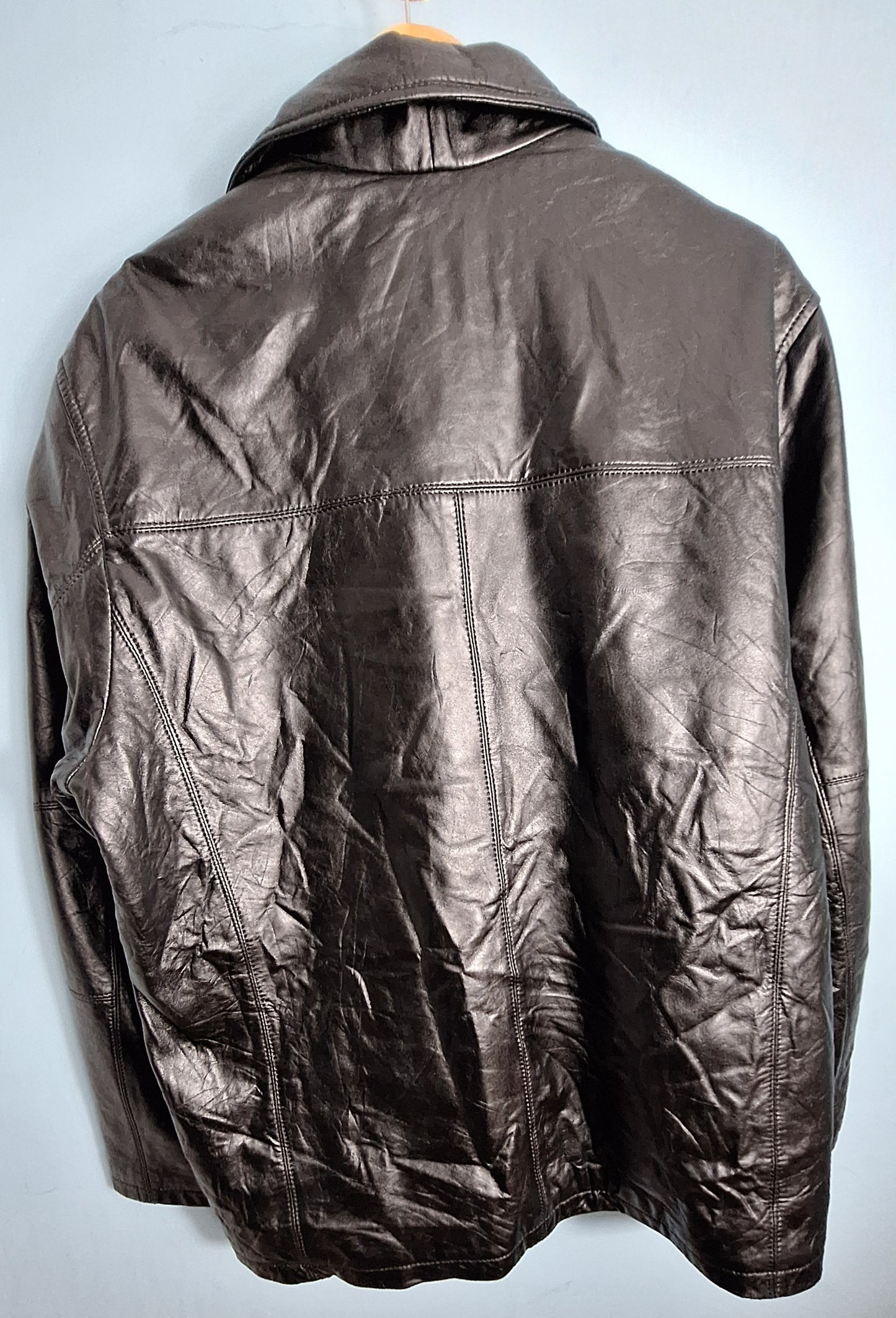 Men’s Genuine Leather Jacket – Black Leather Jacket | Leather Jacket l MAXGRG