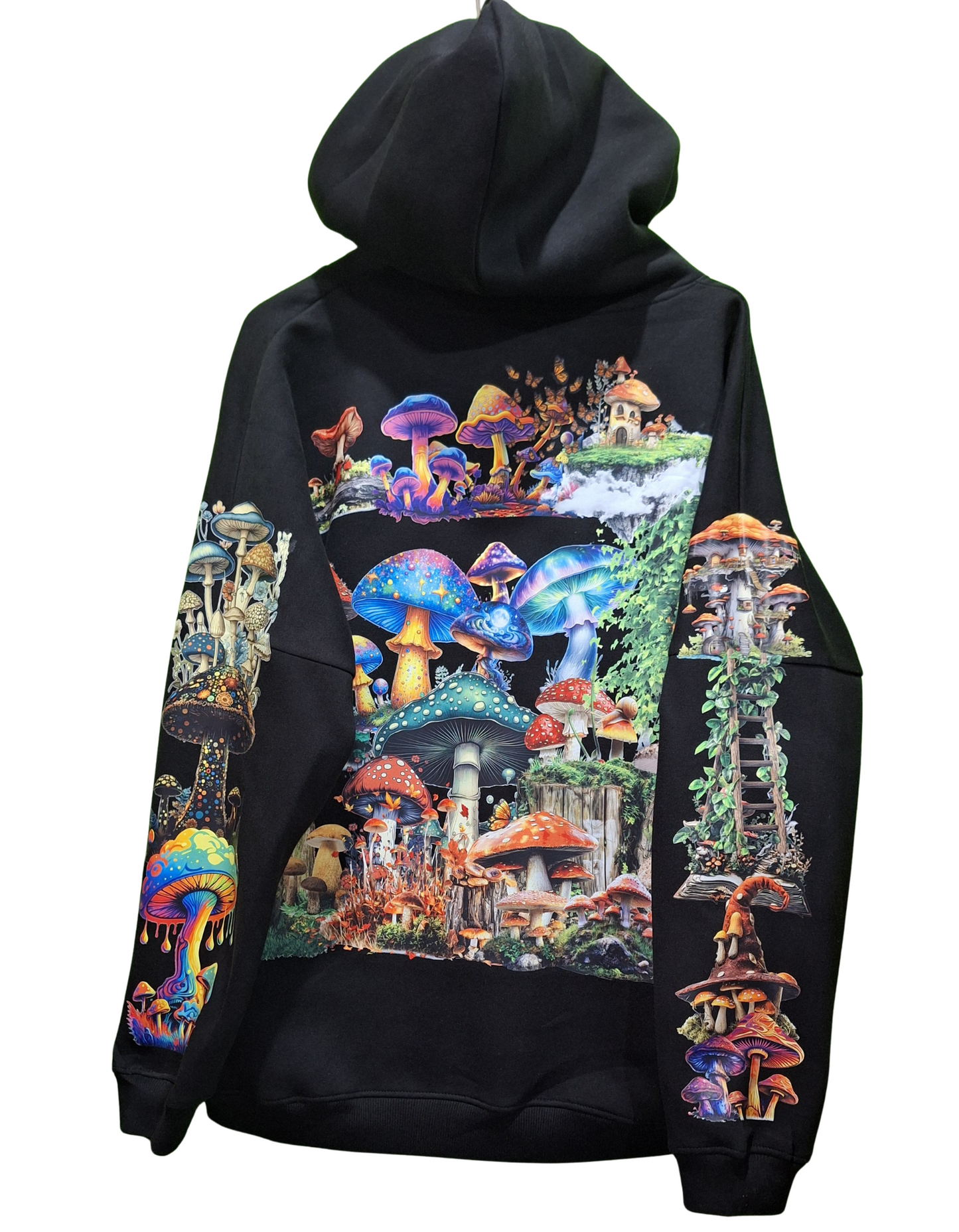 Mushroom Customised Graphic Printed Hoodie I Unisex Graphic Hoodie Various Sizes