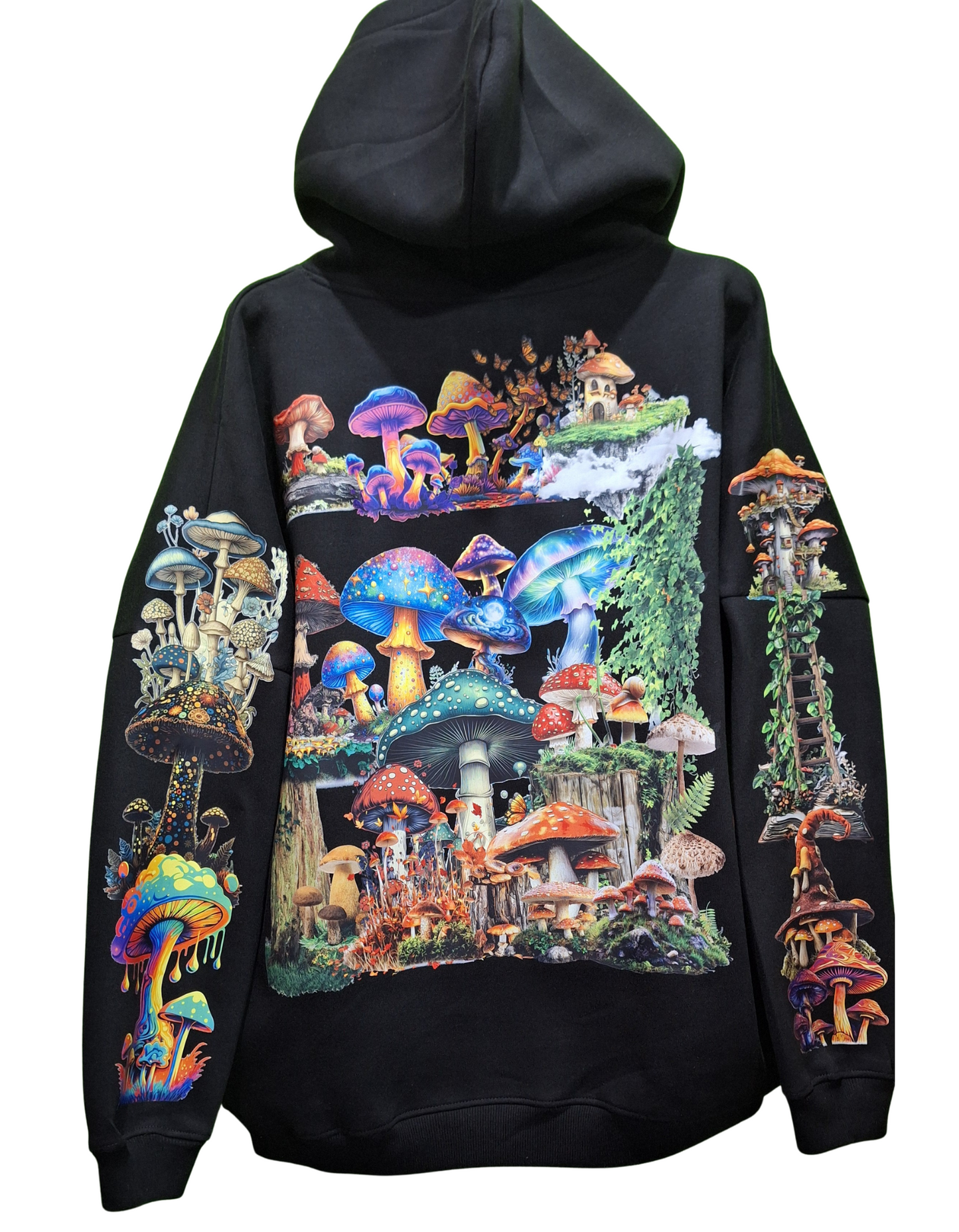 Mushroom Customised Graphic Printed Hoodie I Unisex Graphic Hoodie Various Sizes