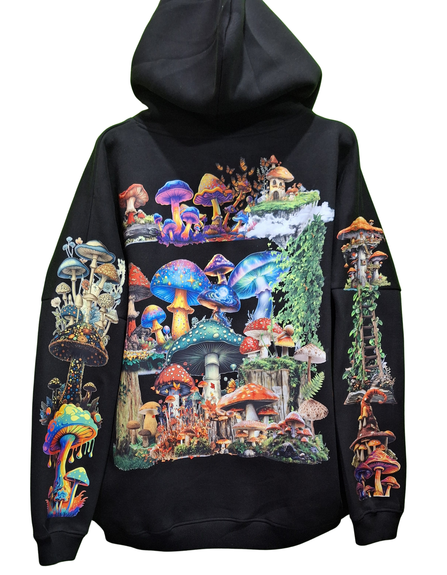 Mushroom Customised Graphic Printed Hoodie I Unisex Graphic Hoodie Various Sizes