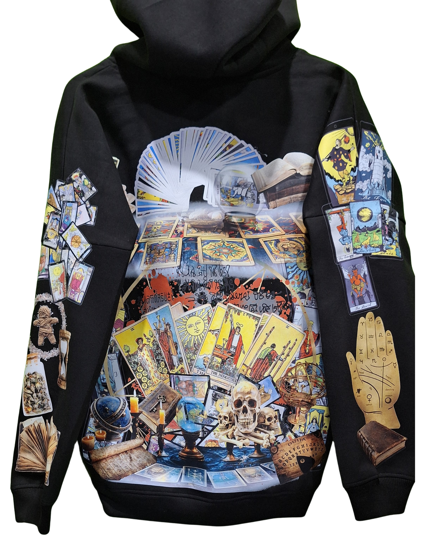 Tarot Theme Custom Graphic Printed Hoodie I Unisex Graphic Hoodie Various Sizes