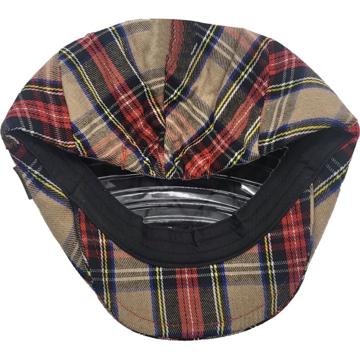 Tartan caps back