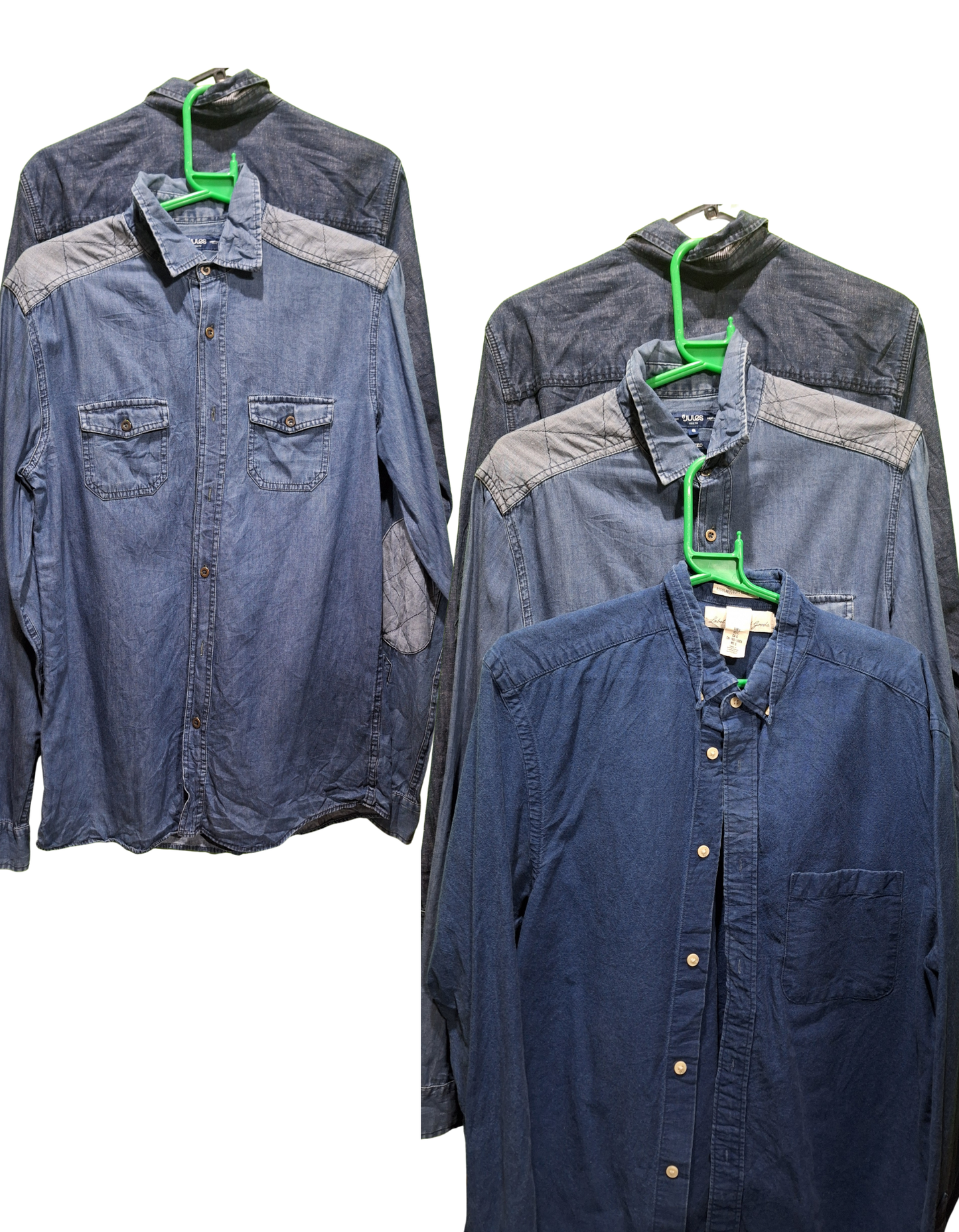 Vintage Denim Shirt Mystery Box – Authentic 90s Workwear Denim Shirts, One-of-a-Kind Surprise Vintage Shirt, Unisex Retro Style Gift