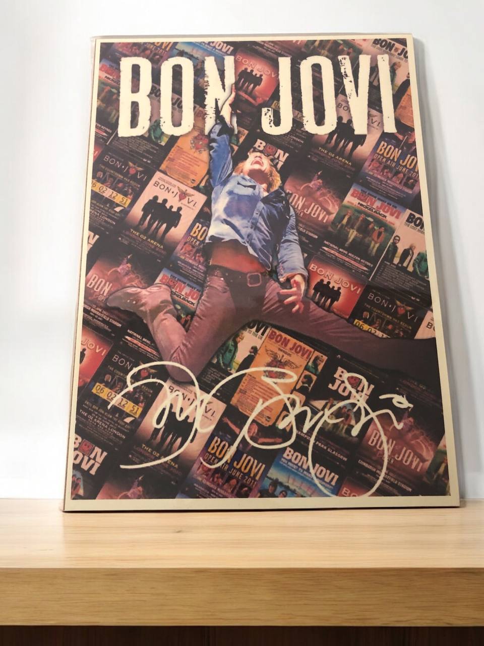 Bon Jovi Poster - A4 Size Hard Board Poster