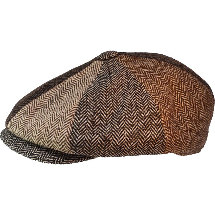 newsboy patchwork cap