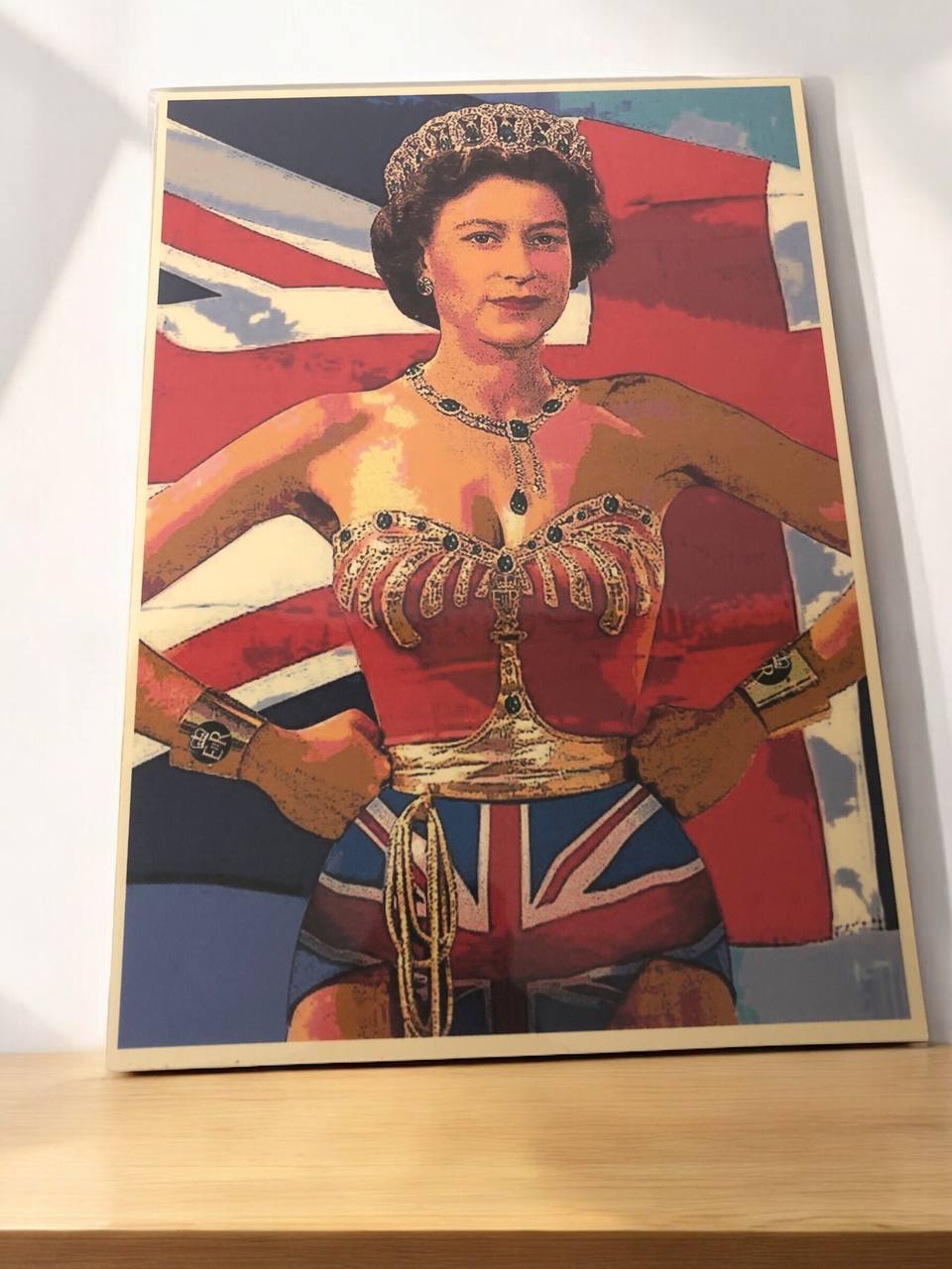 Pop Art Queen Poster - A4 Size Hard Board Poster