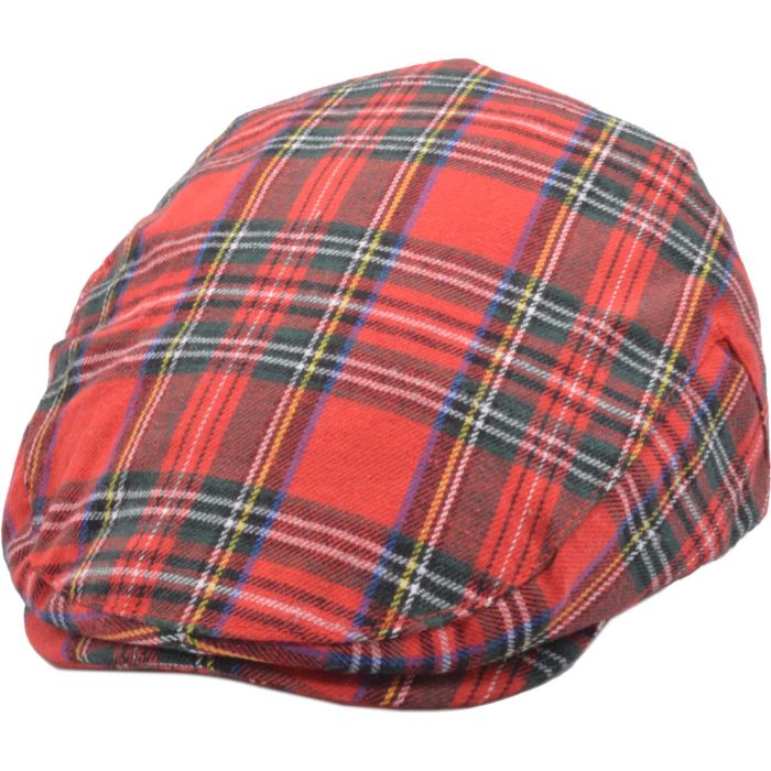 red Tartan caps