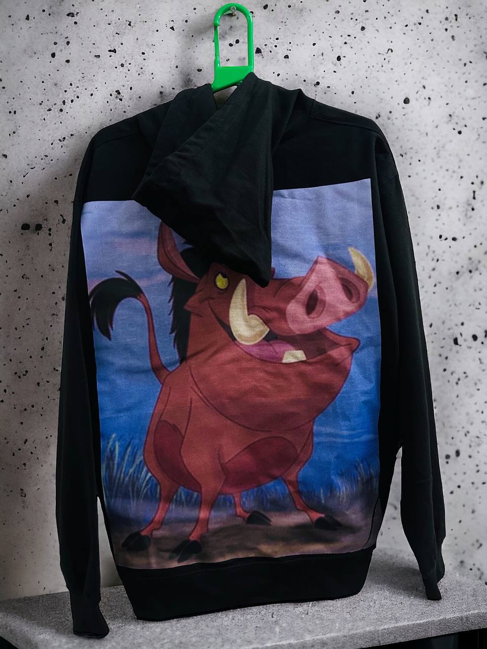 Pumbaa Design Custom XL Size Hoodie  - Graphic Unisex Hoodie | Various Color