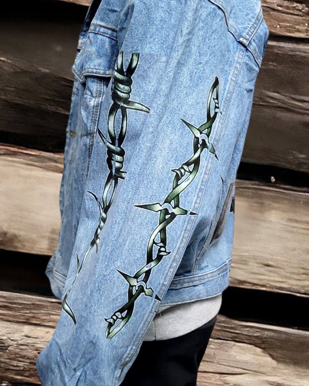 Freedom Customised Graphic Denim Jackets - MAXGRG