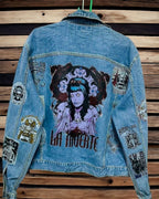 La Muerte Customised Graphic Denim Jackets - MAXGRG