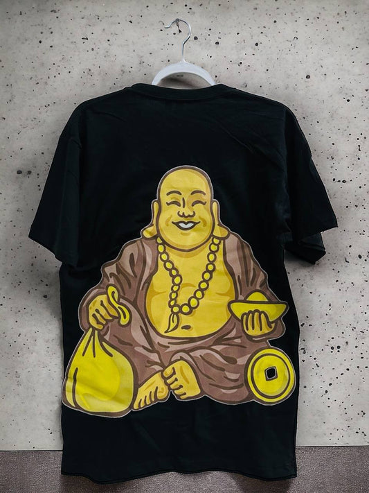 Laughing Buddha Design Custom XL Size T-Shirts  - Graphic Unisex T-Shirts | Various Color