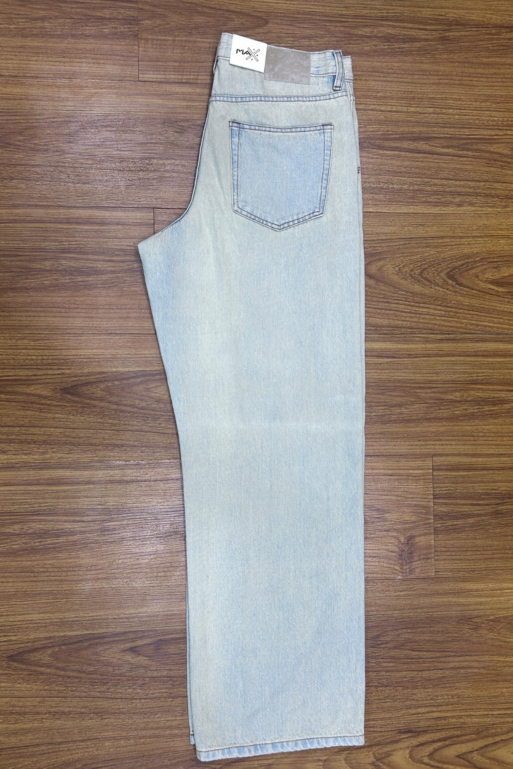 Light Blue Baggy Jeans Pants - MAXGRG