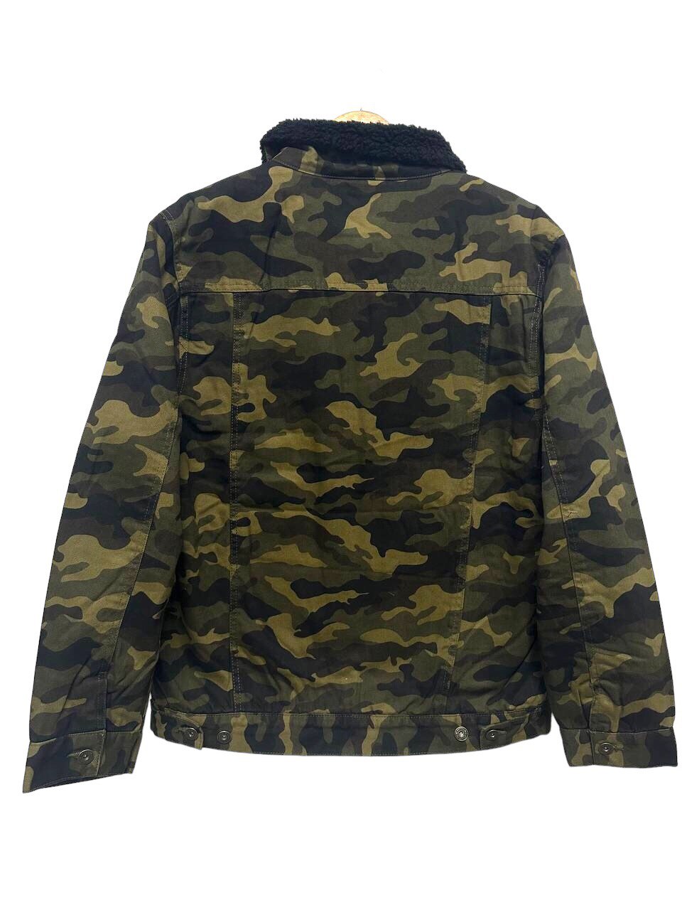 Camo Print Sherpa Jacket | Camouflage Print Jackets