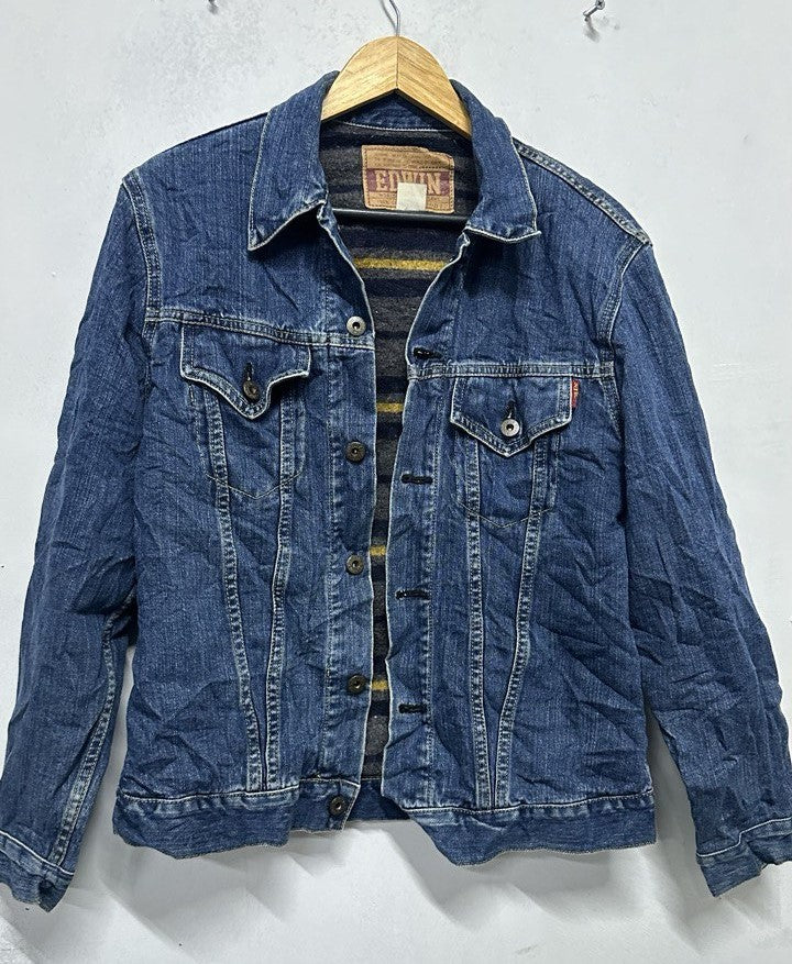 Vintage Quilted-Lined Denim Jackets – Warm, Stylish, Multiple Sizes