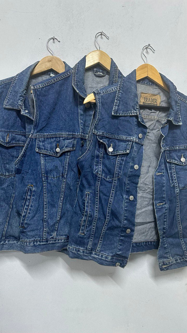 Vintage Sleeveless Denim Jacket - Sizes: S, M, L, XL