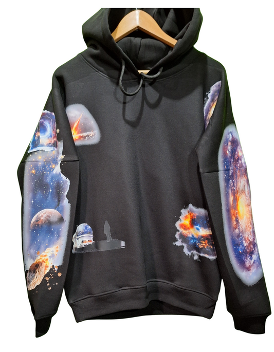 Cosmos Custom Graphic Hoodie – Unisex, All Sizes l Printed hoodie Cosmos design
