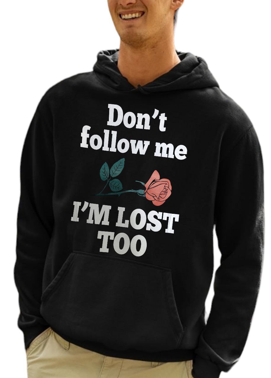 Don't Follow Me Custom Unisex Graphic Hoodie | Rock Band Graphic Hoodie | Different Color & Sizes from Kids to Adult