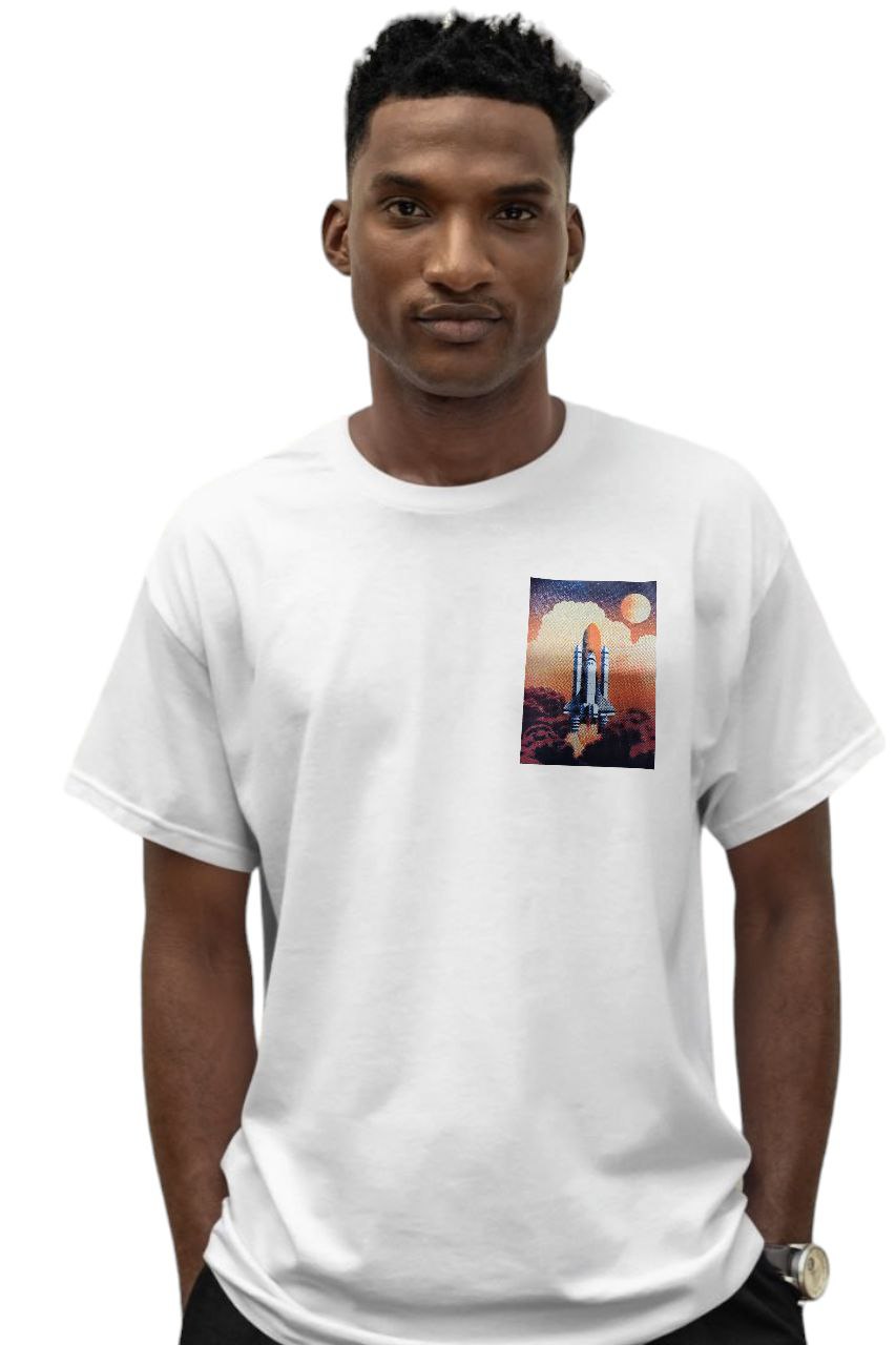 NASA [A6 Size Print] Custom T-shirt - Graphic Unisex T-shirt | Various Color & Sizes