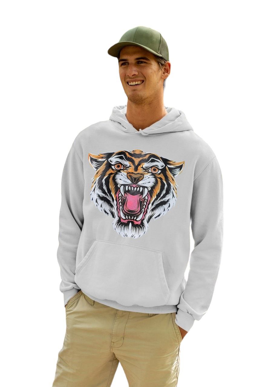 Tiger Custom Unisex Graphic Hoodie | Rock Band Graphic Hoodie | Different Color & Sizes from Kids to Adult