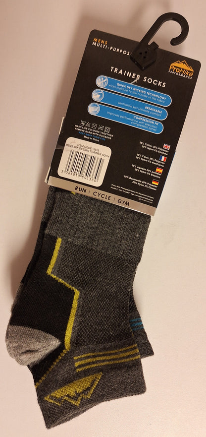 ProHike Performance Trainer Socks – The Ultimate Activewear Socks for Men