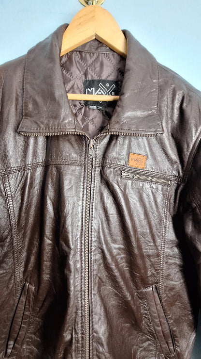MAXGRG Premium Genuine Leather Jacket – Timeless & Durable