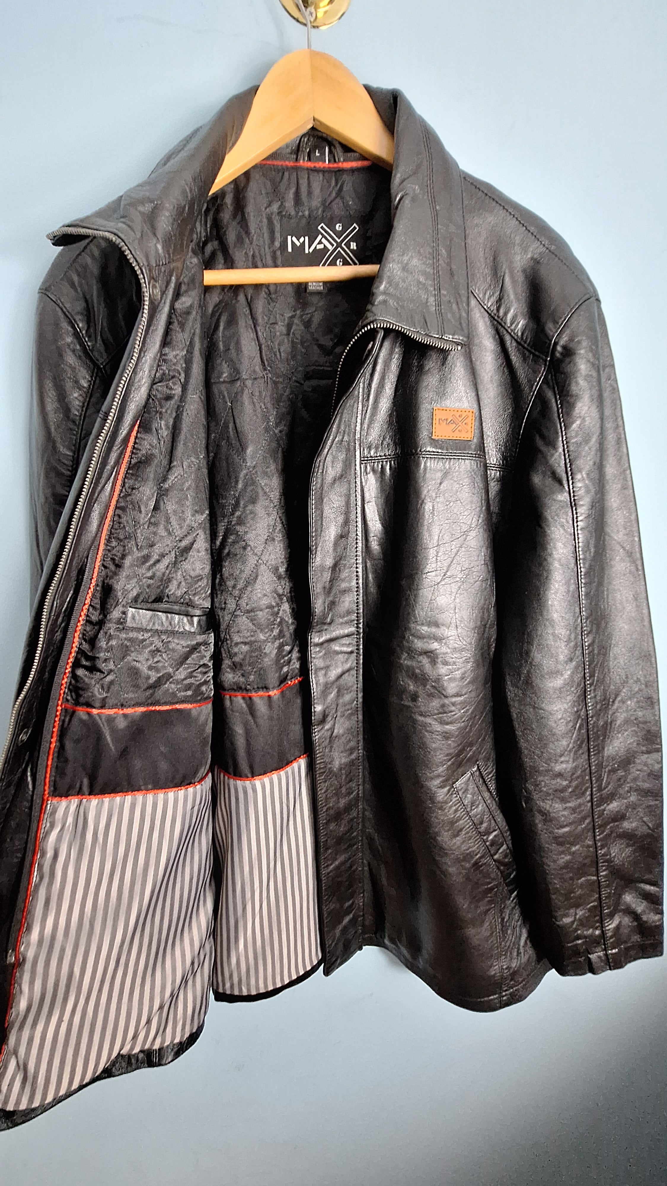 09 MAXGRG Genuine Leather Jacket l MAXGRG