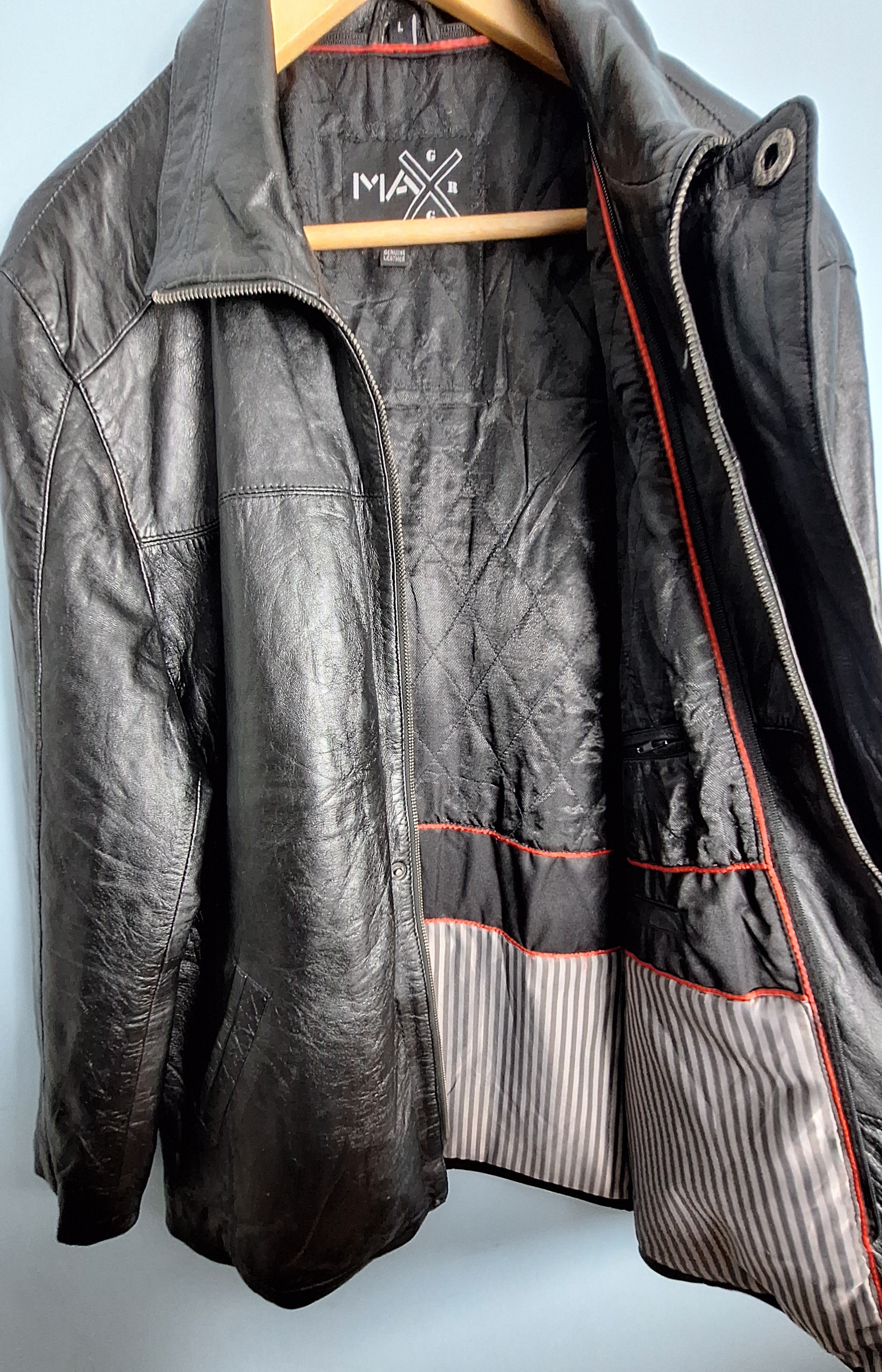 09 MAXGRG Genuine Leather Jacket l MAXGRG