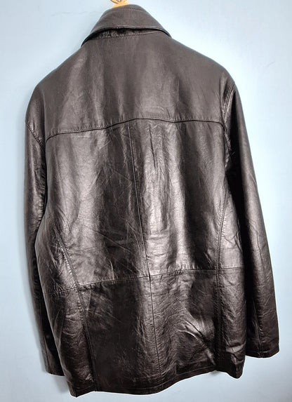 MAXGRG Genuine Leather Jacket l Various Sizes S - XL l Black Leather Jacket