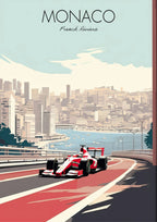 Monaco French Riviera Poster