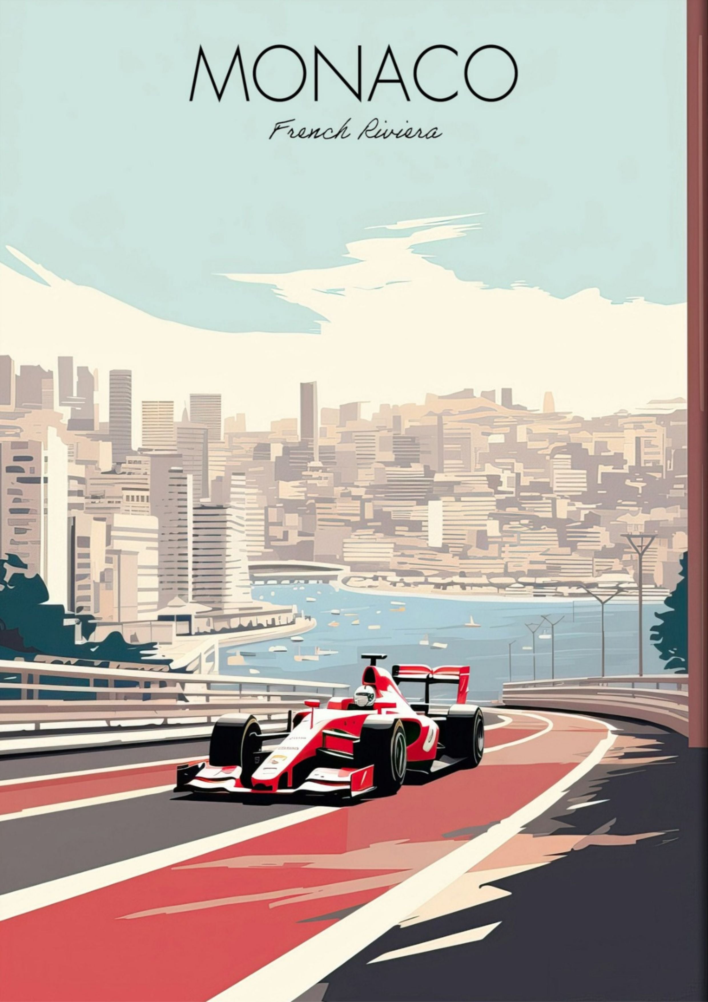Monaco French Riviera Poster