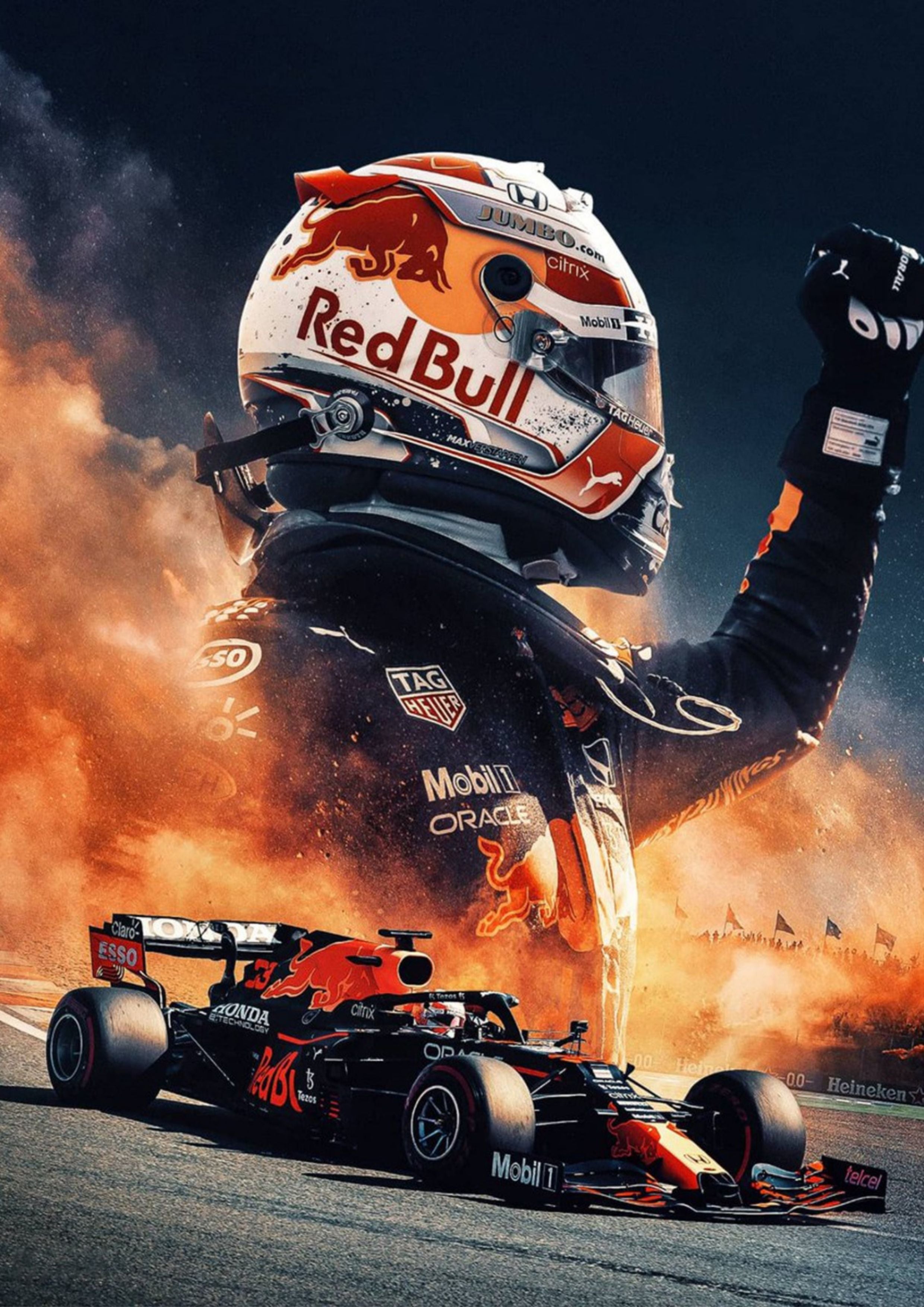 Max Verstappen Red Bull Poster