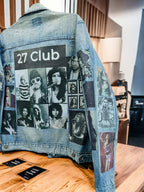 Club 27 Printed Customised Graphic Denim Jackets - MAXGRG