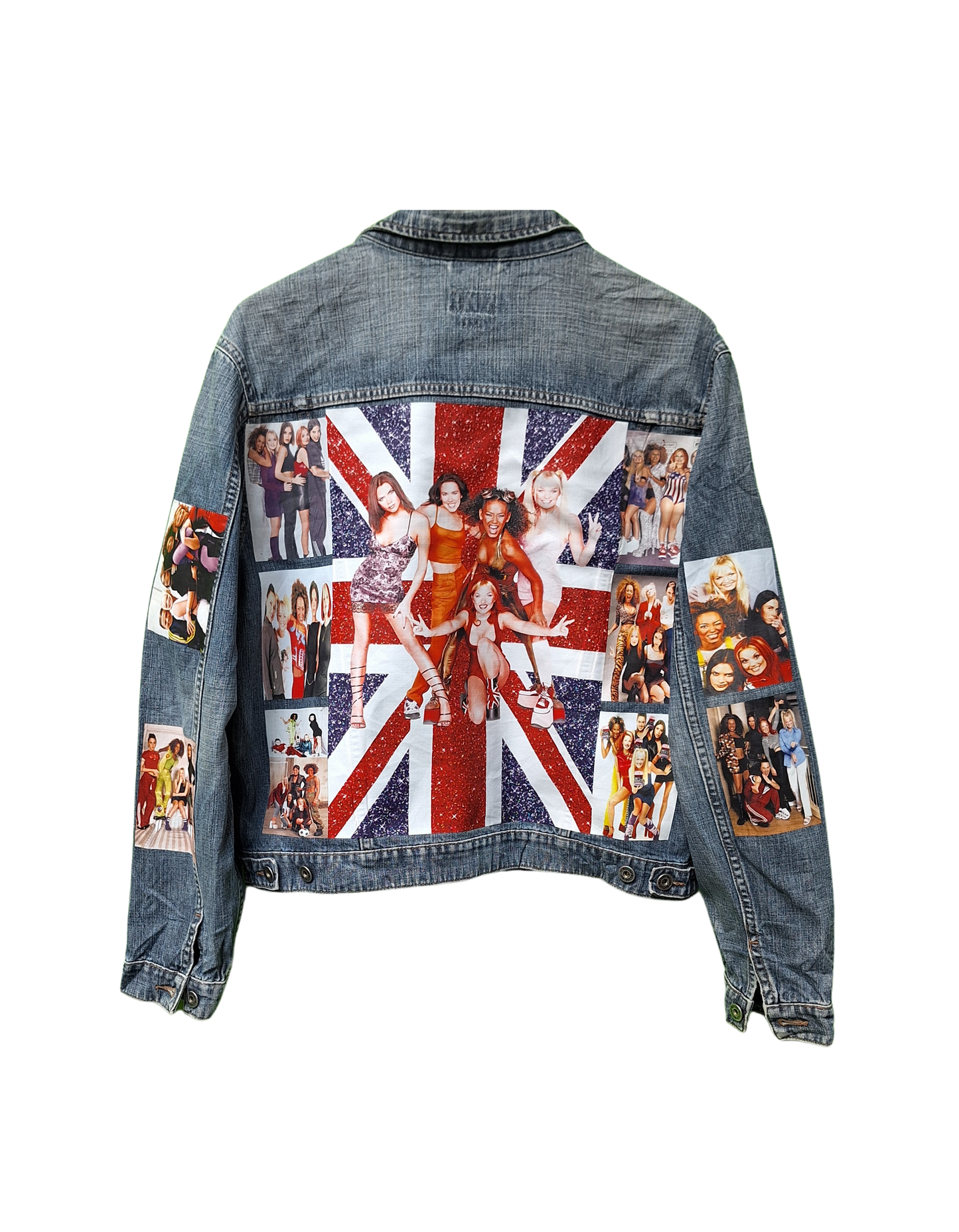 Spice Girls Graphic Denim Jacket | Unisex Streetwear l Printed Denim Jacket