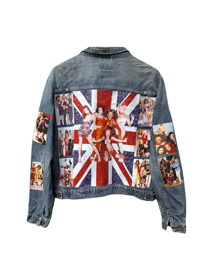 Spice Girls Graphic Denim Jacket | Unisex Streetwear l Printed Denim Jacket