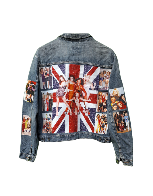 Spice Girls Graphic Denim Jacket | Unisex Streetwear l Printed Denim Jacket