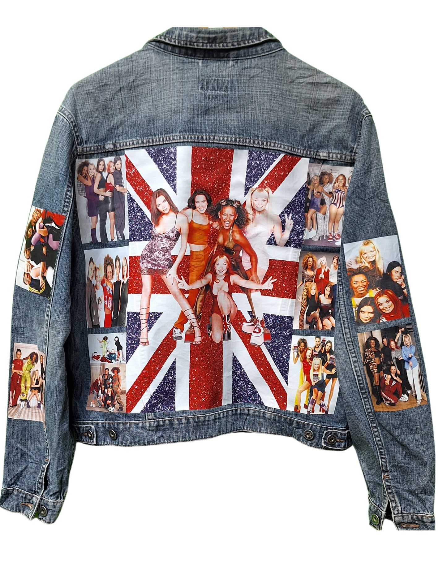 Spice Girls Graphic Denim Jacket | Unisex Streetwear l Printed Denim Jacket