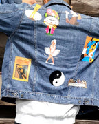 Funky Customised Graphic Denim Jackets - MAXGRG